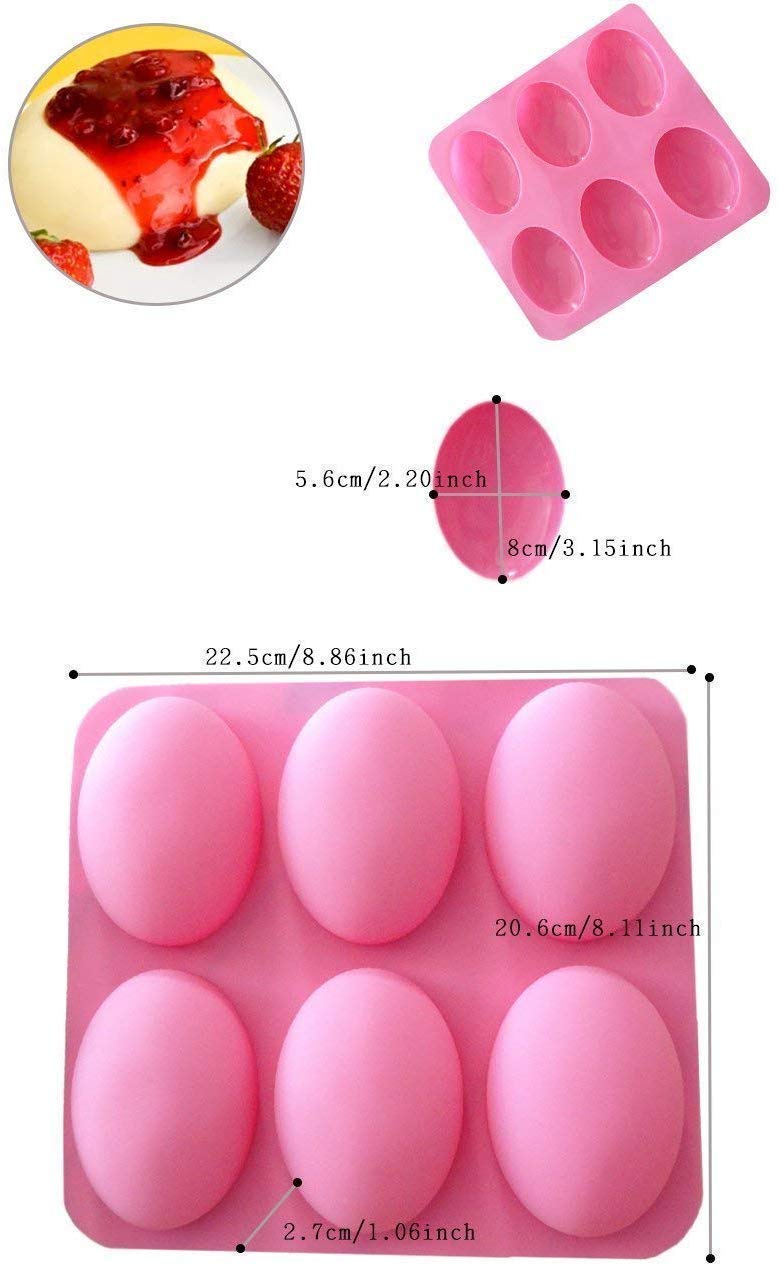 Easy Release Flexible Silicone Whiskey Ice Ball Maker,Ice Tiny Cube Trays Chocolate Mould Maker for Kitchen Bar Party Drinks Multi Color 6 Section