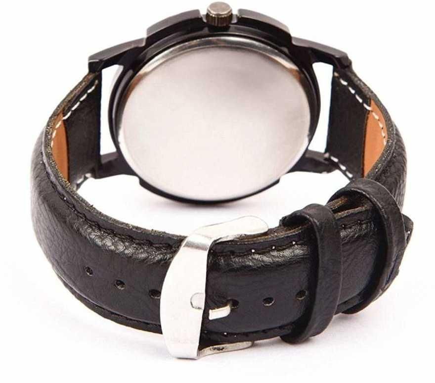 Men's Leather Analog Watches Bracelet
