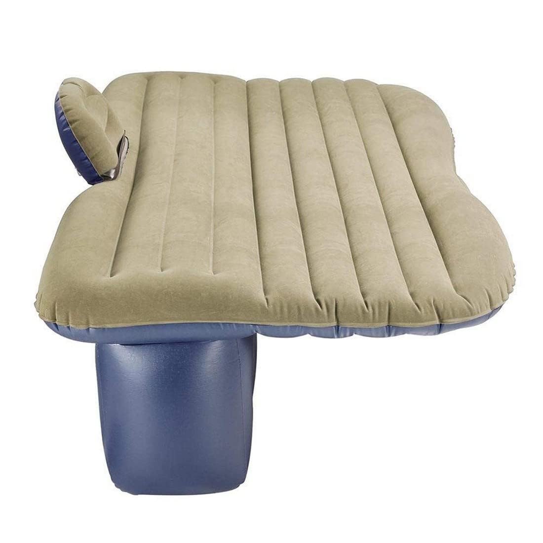 Car Bed Inflatable Car Air Mattress with Pump for Travel, Camping, Vacation Back Seat Blow-Up Sleeping Pad Hatchback, Sedan, SUV, Minivan