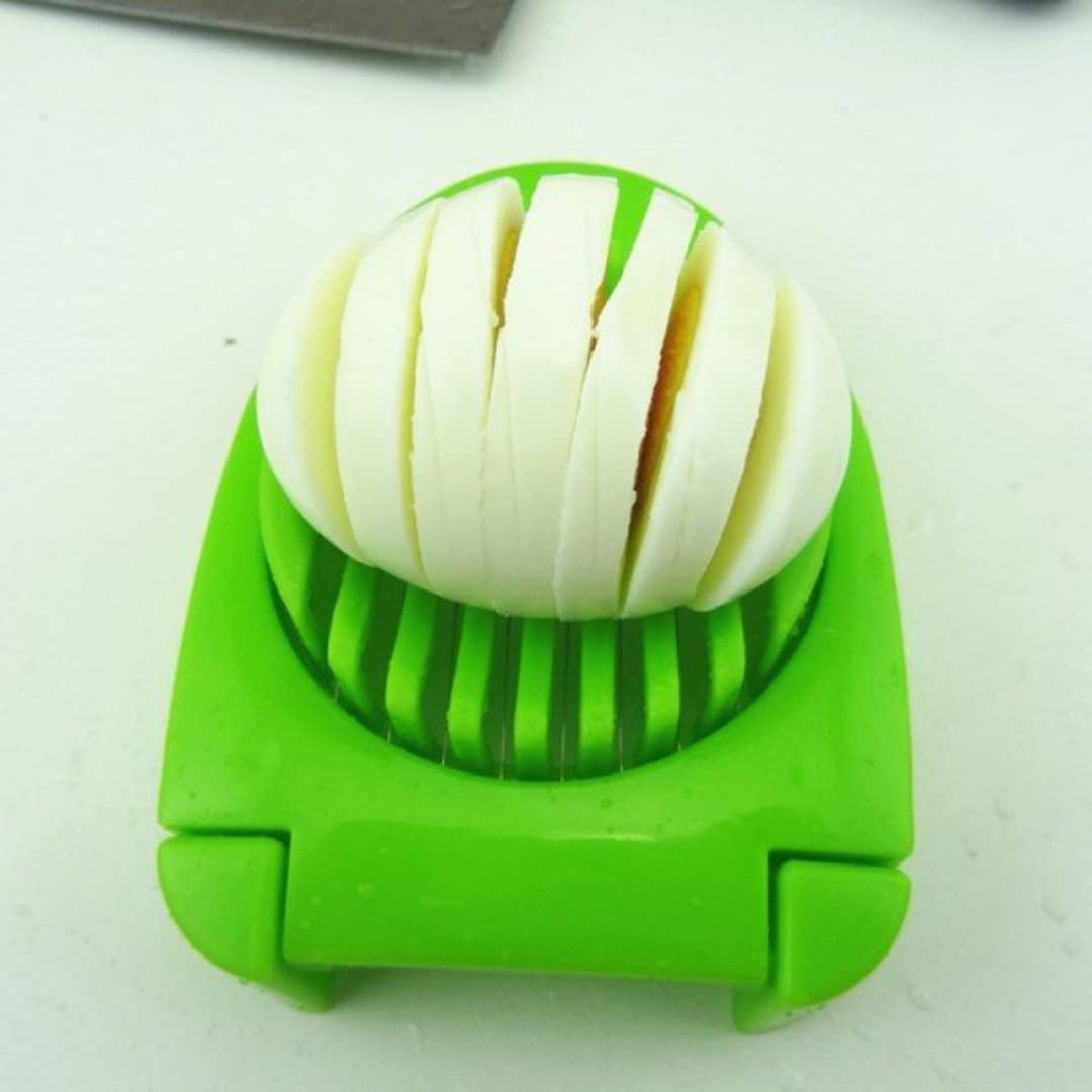 Egg Cutter Slicer, Boiled Eggs Cutter Stainless Steel Cutting Wires, Multi Purpose Slicer for Hard Boiled Eggs Topper