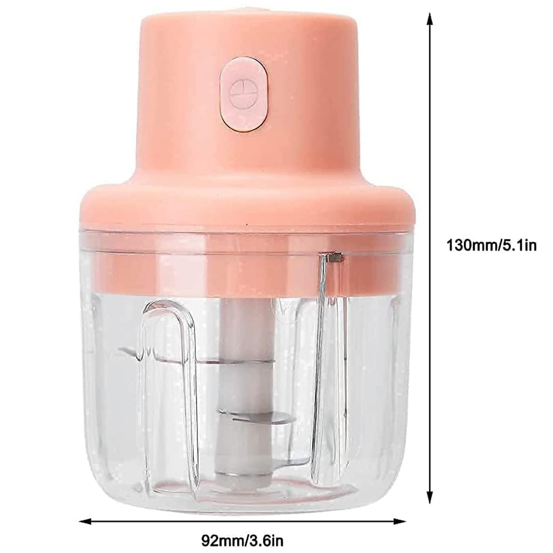 Electric Mini Garlic Chopper Mixer, Fruit Vegetable Cutter Usb Rechargeable Speedy Mini Chopper