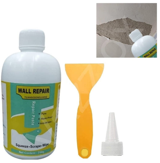 Wall Repair Paste Paint Wall Putty Paste Crack Filler for Walls and Joints Wall Mending Agent Wall Crack Repair Paste Waterproof Wall Hole Filler (250gm, White)