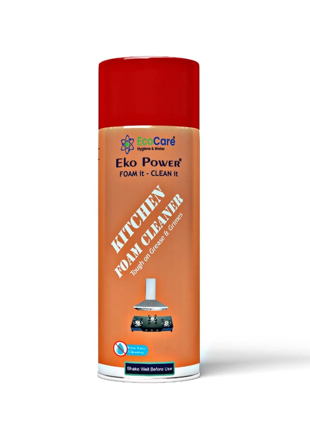 Kitchen Foam Cleaner Spray for All Kitchen Application, Removes Oil Grease n Tough Stains For Chimney, Oven, Gas Stove, Sink, Kitchen Slab n Cabinets 650ml