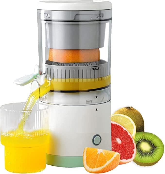 Automatic Citrus Fruit Juicer Electrical Orange Juicer Squeezer Electric Lemon Rechargeable and for Grapefruit Lime Pomegranate USB Best Juicer