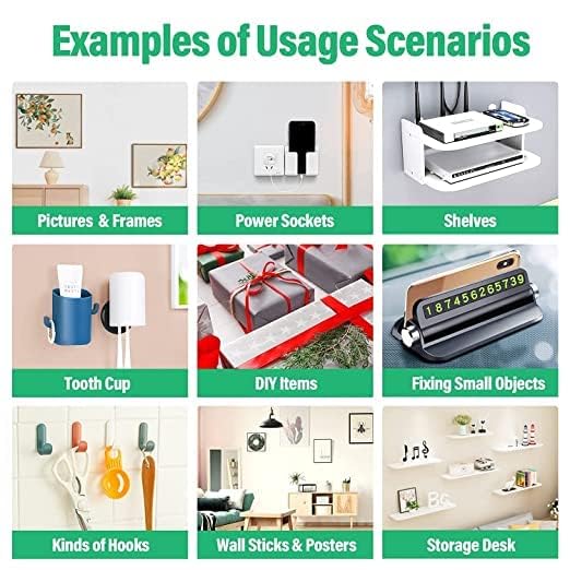 Nano Double Sided IVY Tape, Multipurpose Super Sticky Gel Grip Mounting Tape Washable Reusable for Home n Office, 2mm Thick, 1.2 Inch Wide, Transparent 3 mtr (2 Pcs Combo Pack)