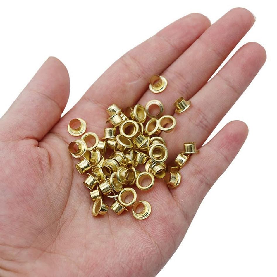 Rivet Setter Punch Pliers Belt Holes Eyelet Setting Tool with 100 pcs Easy Press Hollow Grommets Eyelet Setting Pliers