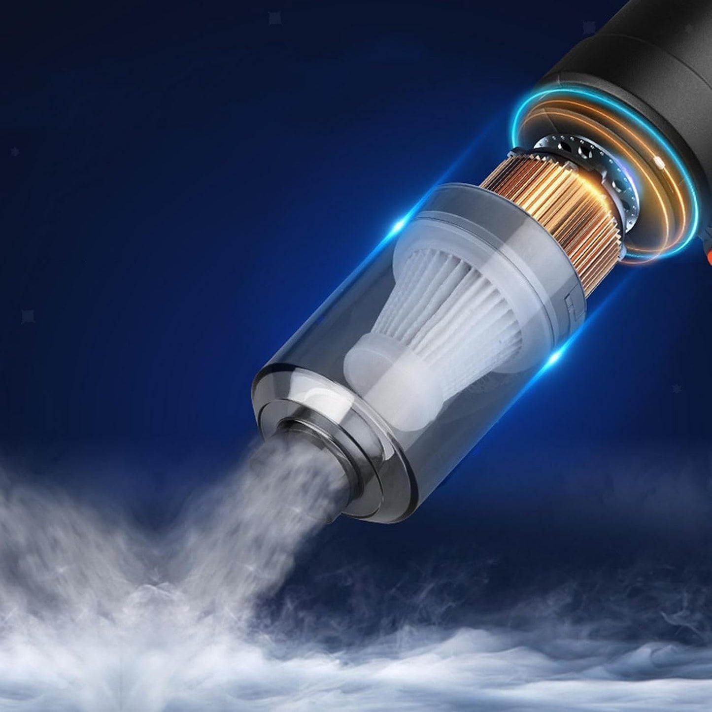 3in1 Portable Car Vacuum Cleaner with Blower, USB Rechargeable Wireless Handheld Car Vacuum Cleaner Traveling, Camping Reusable Portable Rechargeable