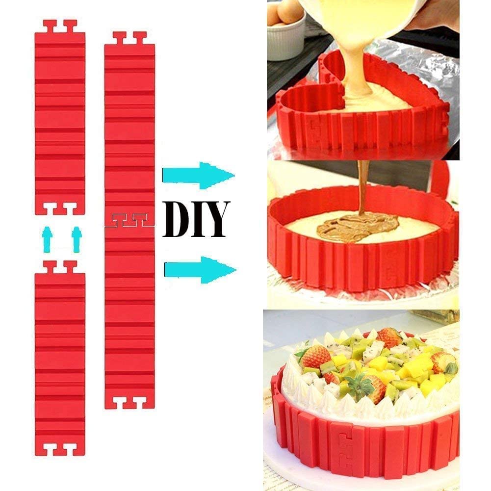 Cake Decor 4 pcs Magic Bake Snake Silicon Modeling Baking Cake Mould Cupcake Moulds Bake Snake Muffin Mould