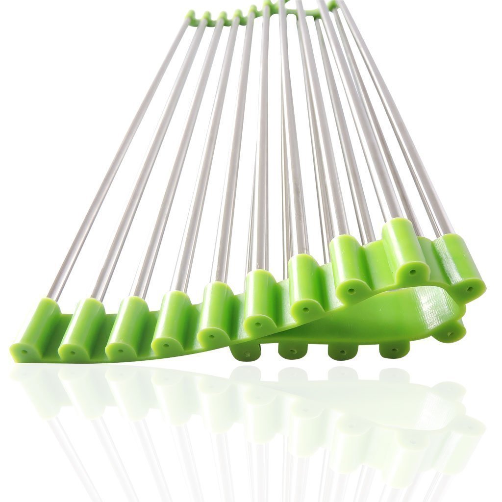 Drain Folding Holder Steel Sink Folding Fruit Vegetable Drying Drain Rack Dish Drying Rack Roll Up Over Sink Rack Kitchen Foldable Drying Drainer