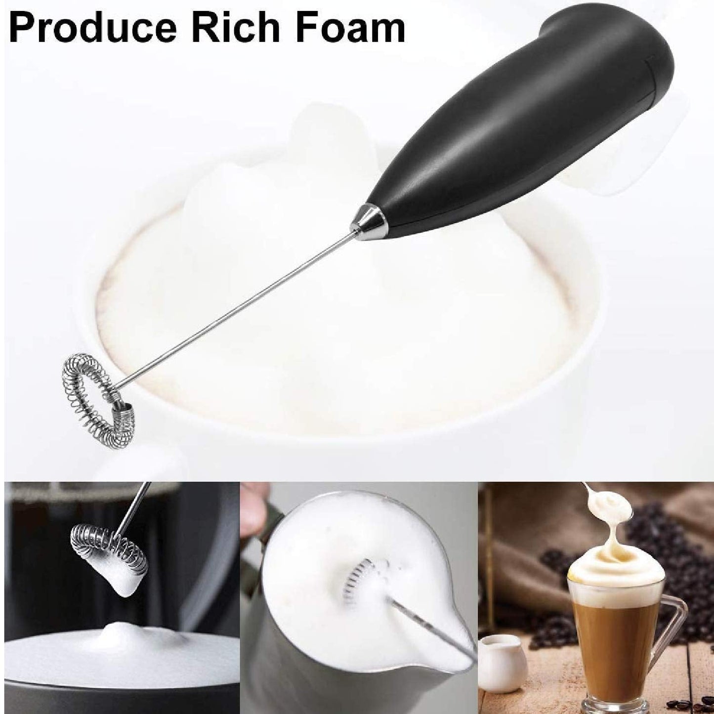 Electric Foam Maker Coffee Bitter Blender for Milk, Coffee, Egg Beater, Juice, Battery Operated Bitter