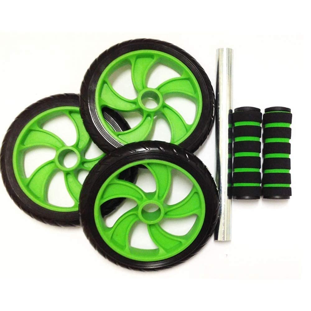 Ab Roller 3 Wheel Abs Carver for Abdominal & Stomach Exercise Training with Mat