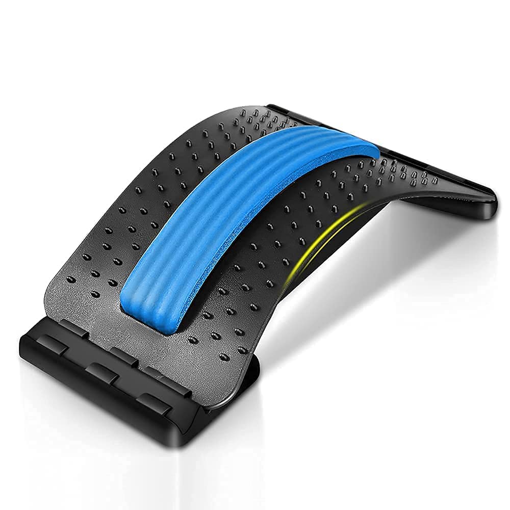 Neck Relaxer & Back Stretcher for Cervical Pain Pillow Traction Back Stretcher for Back Pain Relief Posture Correction Acupressure both Relaxer for Fitness tool