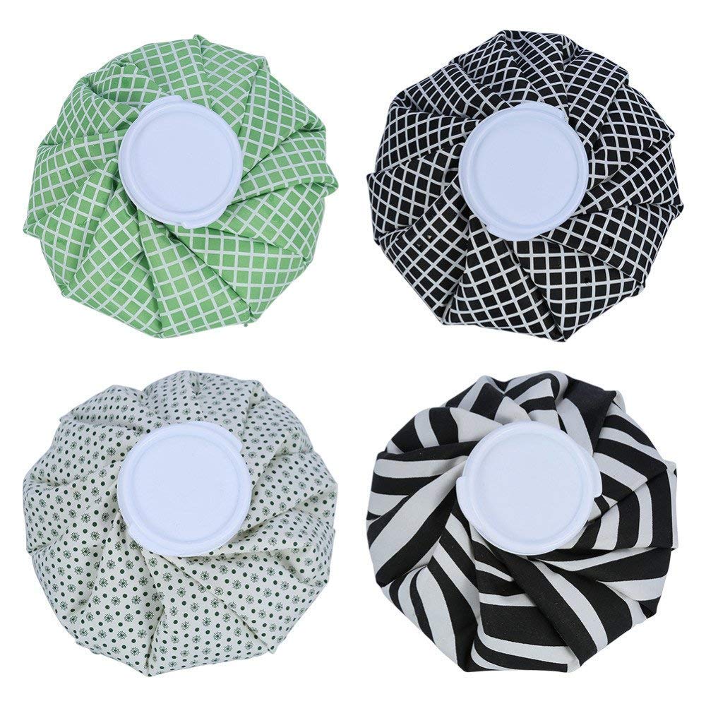 Ice Cold Pack Reusable Ice Bag Hot Water Bag for Injuries, Hot n Cold Therapy and Pain Relief Ice Bag multi colour 9 Inch