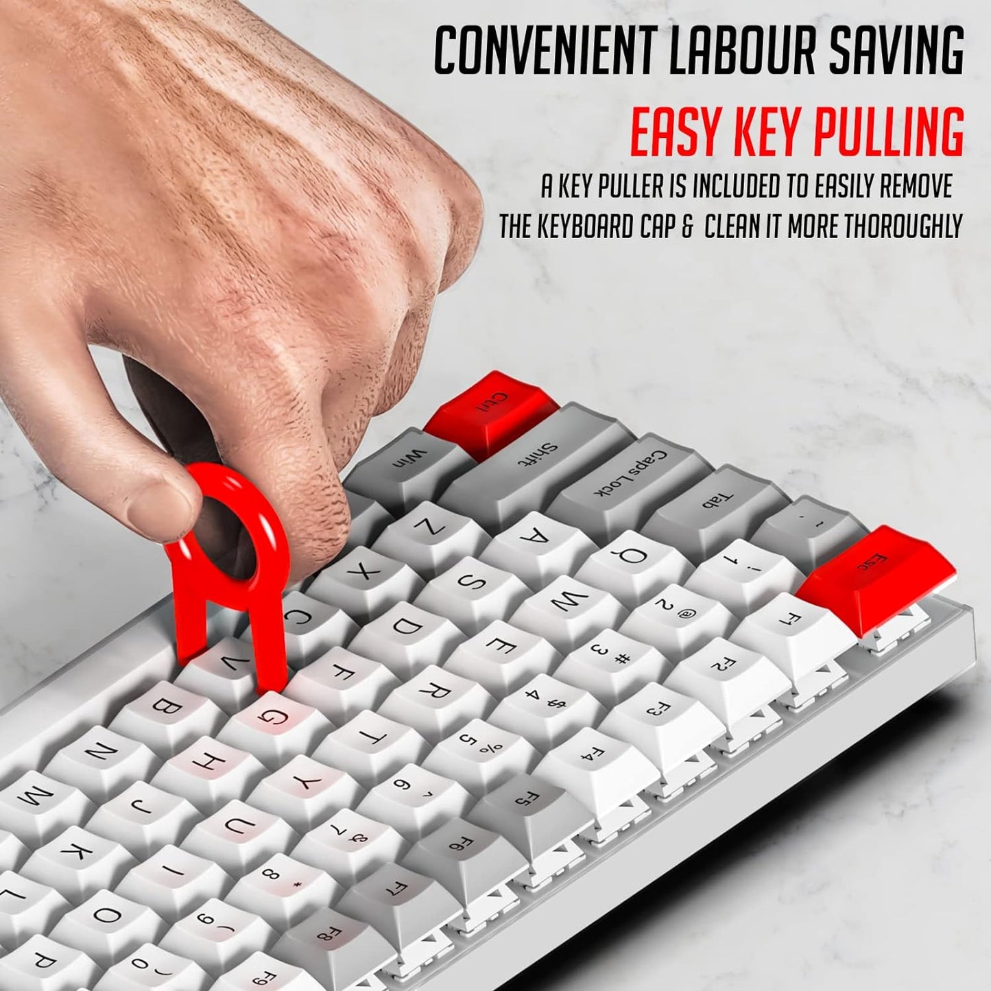 5 in 1 Multi Function Laptop Cleaning Brush Keyboard Cleaning kit, Gadget Cleaning kit Gap Duster Key-Cap Puller for Laptop, Keyboard and Earphones