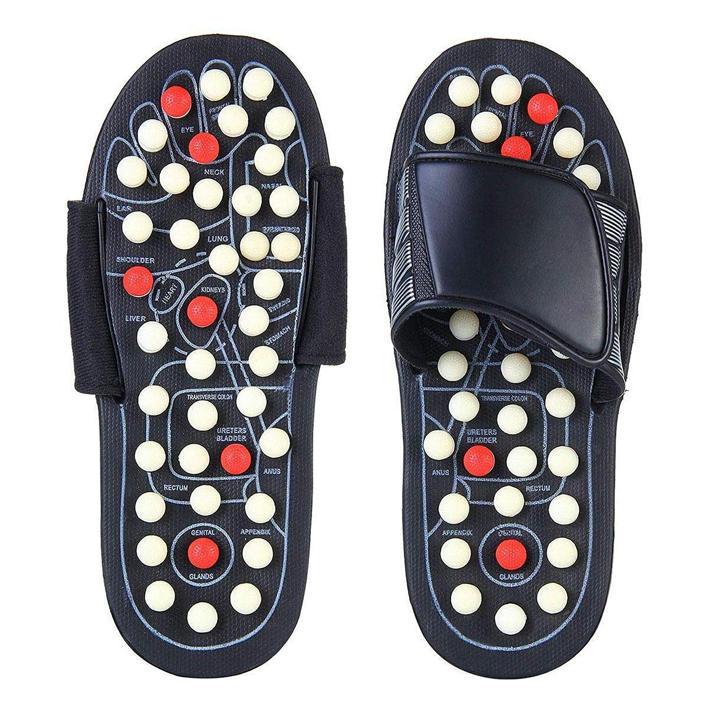 Manual Spring Acupressure and Magnetic Therapy Accu Paduka Slippers for Full Body Blood Circulation Natural Slippers For Men and Women