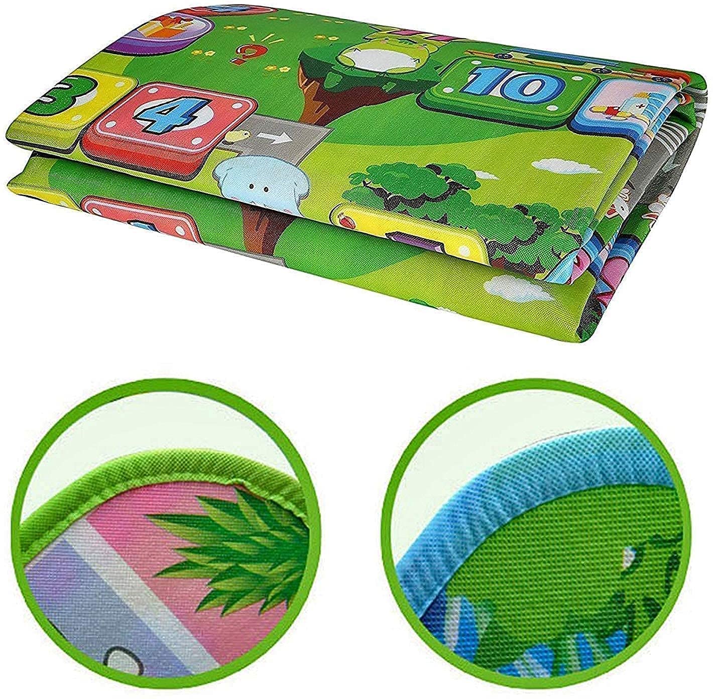 Baby Double Sided Water Proof Play Mat Carpet, Crawl Kids Infant Crawling Play Mat Gym Water Resistant Baby Play 6 Feet X 4 Feet