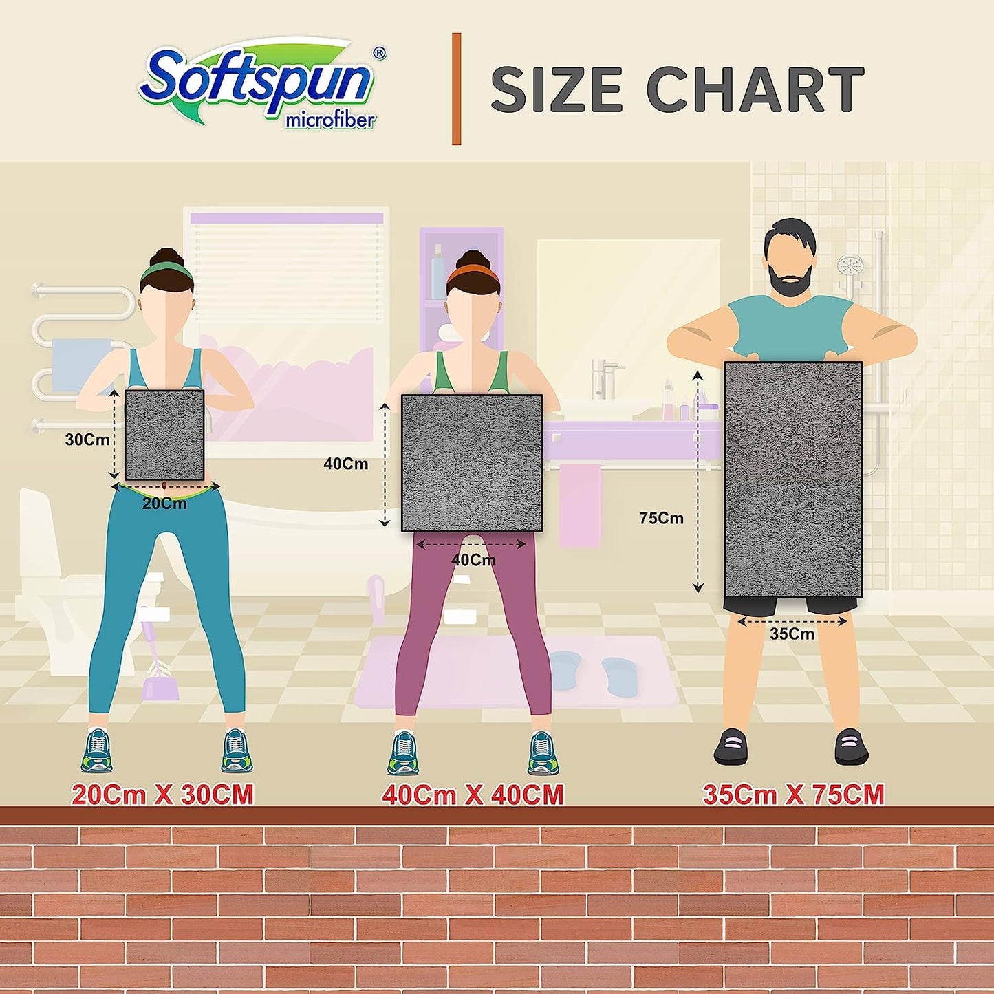 Microfiber Super Absorbent Cloth 500 GSM 40X40 cms Packof 4 Grey! Silk Banded Edge Towel Set Extra Thick Cleaning Cloths Perfect for Bike Auto Cars